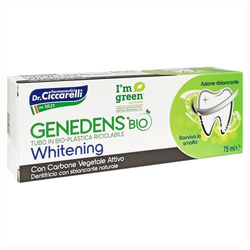 Dr Ciccarelli Genedens Bio Whitening Toothpaste Οδοντόκρεμα με Ενεργό Άνθρακα για Φυσική Λεύκανση ​75ml